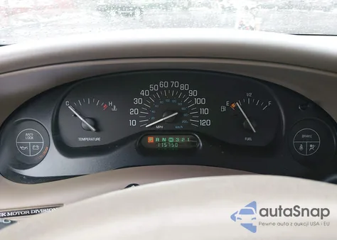 1999 Buick Century Limited z USA, uszkodzony, nr VIN 2G4WY52MXX1567150